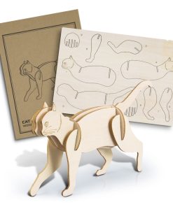 Wooden Cat Model