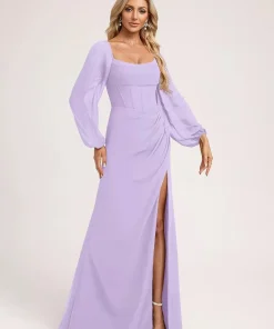 Chiffon Fashion Floor-Length  Ball Gown Prom Dress