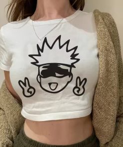 Bold Jujutsu Kaisen Crop Top for Anime Lovers
